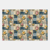 Feuille De Papier Cadeau Floral Fushion (Devant 3)