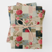 Feuille De Papier Cadeau Floral Fushion (En situation)