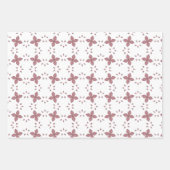 Feuille De Papier Cadeau Floral geometry (Devant 3)