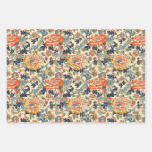 Feuille De Papier Cadeau Floral japonais série II (Devant 2)