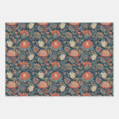 Feuille De Papier Cadeau Floral japonais série II (Devant)