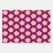 Feuille De Papier Cadeau Floral Wrapping sheets (Devant)