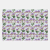 Feuille De Papier Cadeau Florale 3D (Devant)