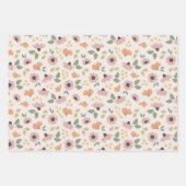 Feuille De Papier Cadeau Flore printanière (Devant 3)