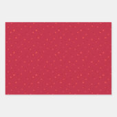 Feuille De Papier Cadeau Flores de Noël (Devant 2)