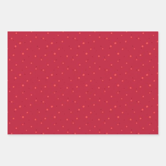 Feuille De Papier Cadeau Flores de Noël (Devant 2)