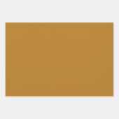 Feuille De Papier Cadeau Flores d'hiver gris et or (Devant 3)