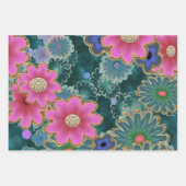 Feuille De Papier Cadeau Flower Power Explosion amusant unique (Devant 2)