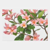Feuille De Papier Cadeau Flower tropical (Devant 2)