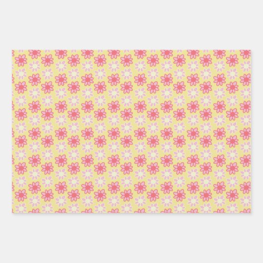 Feuille De Papier Cadeau Flowers (Devant 2)