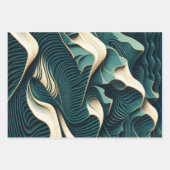 Feuille De Papier Cadeau Flowing harmony (Devant)