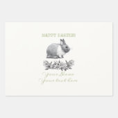 Feuille De Papier Cadeau Fluffy le lapin (Devant)