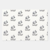 Feuille De Papier Cadeau Fluffy le lapin (Devant 3)