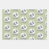 Feuille De Papier Cadeau Fluffy le lapin (Devant 2)