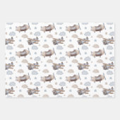 Feuille De Papier Cadeau Flying Machines  (Devant)