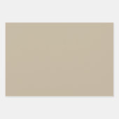 Feuille De Papier Cadeau Fond beige clair doux – Conception de mariage (Devant 3)