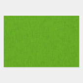 Feuille De Papier Cadeau Fond texturé vert citron calme et simple (Devant)