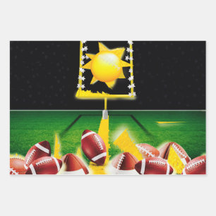 FEUILLE DE PAPIER CADEAU FOOTBALL DU DIMANCHE SOIR