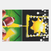 FEUILLE DE PAPIER CADEAU FOOTBALL DU DIMANCHE SOIR (Devant)