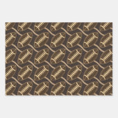 Feuille De Papier Cadeau Football Season  (Devant 3)