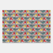 Feuille De Papier Cadeau Football Sport Motif (Devant 2)