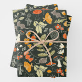 Feuille De Papier Cadeau Forêt (En situation)