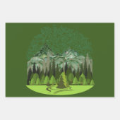 Feuille De Papier Cadeau Forêt, Bois, Nature (Devant 3)