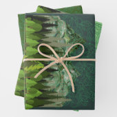 Feuille De Papier Cadeau Forêt, Bois, Nature (En situation)