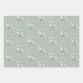 Feuille De Papier Cadeau Forêt boisée mignonne Animaux Sage Végétation (Devant 2)