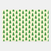 Feuille De Papier Cadeau Forêt d'arbres de Noël (Devant 2)