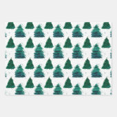 Feuille De Papier Cadeau Forêt de pins (Devant 3)