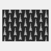 Feuille De Papier Cadeau Forêt d'épinettes de bois d'argent Forêt Noire (Devant 3)
