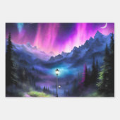 Feuille De Papier Cadeau Forêt enchantée (Devant 3)