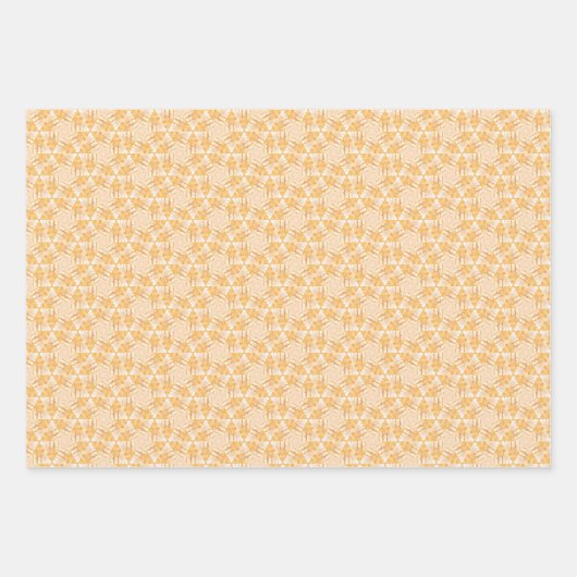 Feuille De Papier Cadeau Forêt enchantée Magique Noël Arbres Design (Devant 3)