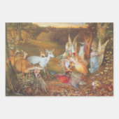 Feuille De Papier Cadeau Forêt enchantée par l'artiste John Anster Fitzgera (Devant 2)