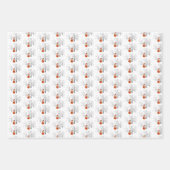 Feuille De Papier Cadeau Forêt Foxy Winter (Devant 3)