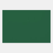 Feuille De Papier Cadeau Forêt plate Tons vert foncé 3 Tons (Devant 3)