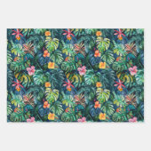 Feuille De Papier Cadeau Forêt tropicale (Devant 2)