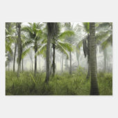Feuille De Papier Cadeau Forêt tropicale de palmiers (Devant 3)