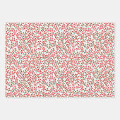 Feuille De Papier Cadeau Forfait Fleur de Noël Holly Berries : Rouge Vert (Devant 2)