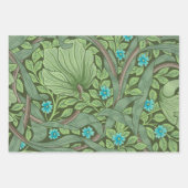Feuille De Papier Cadeau Forget-Me-Nots, Wallpaper de William Morris (Devant 2)