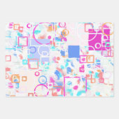 Feuille De Papier Cadeau Formes géométriques Abstraites (Devant 2)