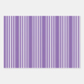 Feuille De Papier Cadeau Formes violettes (Devant)