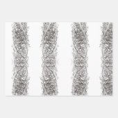 Feuille De Papier Cadeau FORSYTHIE et POTS et BANDE ZIPPY BLOC (Devant 3)