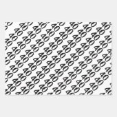 Feuille De Papier Cadeau Forty & Fabulous - Fun 40e anniversaire (Devant 2)