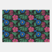 Feuille De Papier Cadeau Foxtrot Delta Tango Flower Boho (Devant 3)