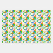 Feuille De Papier Cadeau Fragments Tuba Music Note (Devant)