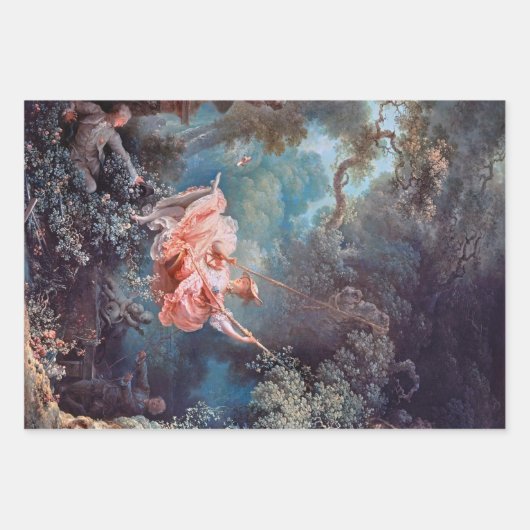 Feuille De Papier Cadeau Fragonard (Devant)