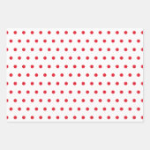 Feuille De Papier Cadeau Fraise à thème 3 pièces (Devant 3)