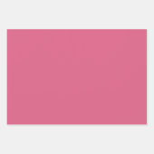 Feuille De Papier Cadeau Fraise Fuchsia Blush rose 3 Tons (Devant 3)